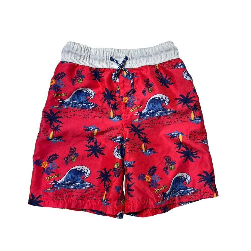 George Red and White‎ Nautical Shorts
